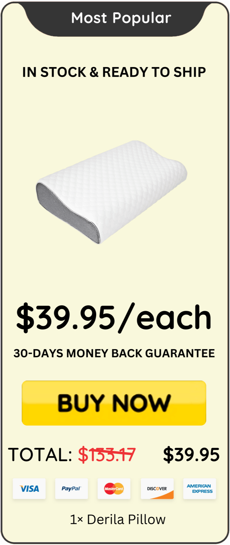 Derila Pillow Price